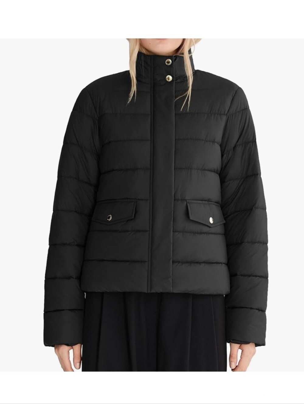 NWT Orolay CHIIONE Womens Puffer Jacket Quilted Winter Coat w/ Stand Collar M
